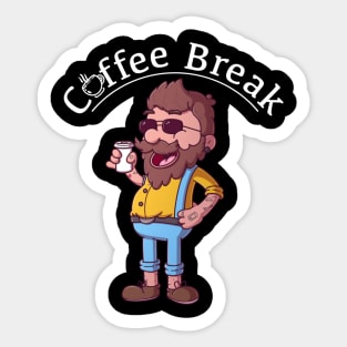 Coffee Break Sticker